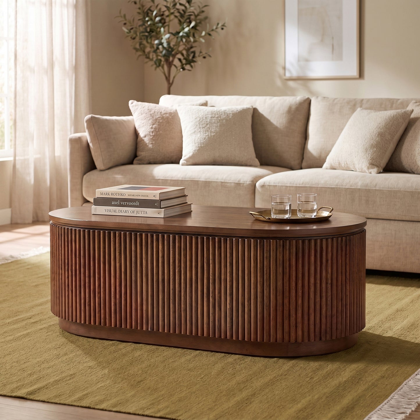 Taro Lift-Top Coffee Table | Walnut Acacia