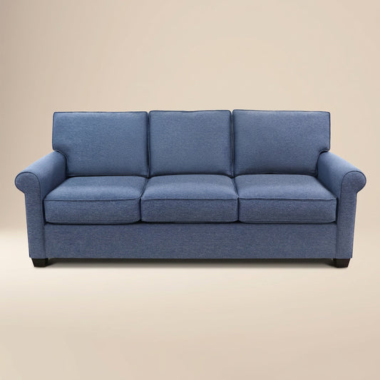 Riverton 85" Convertible Pull-Out Sofa Bed | Denim Blue