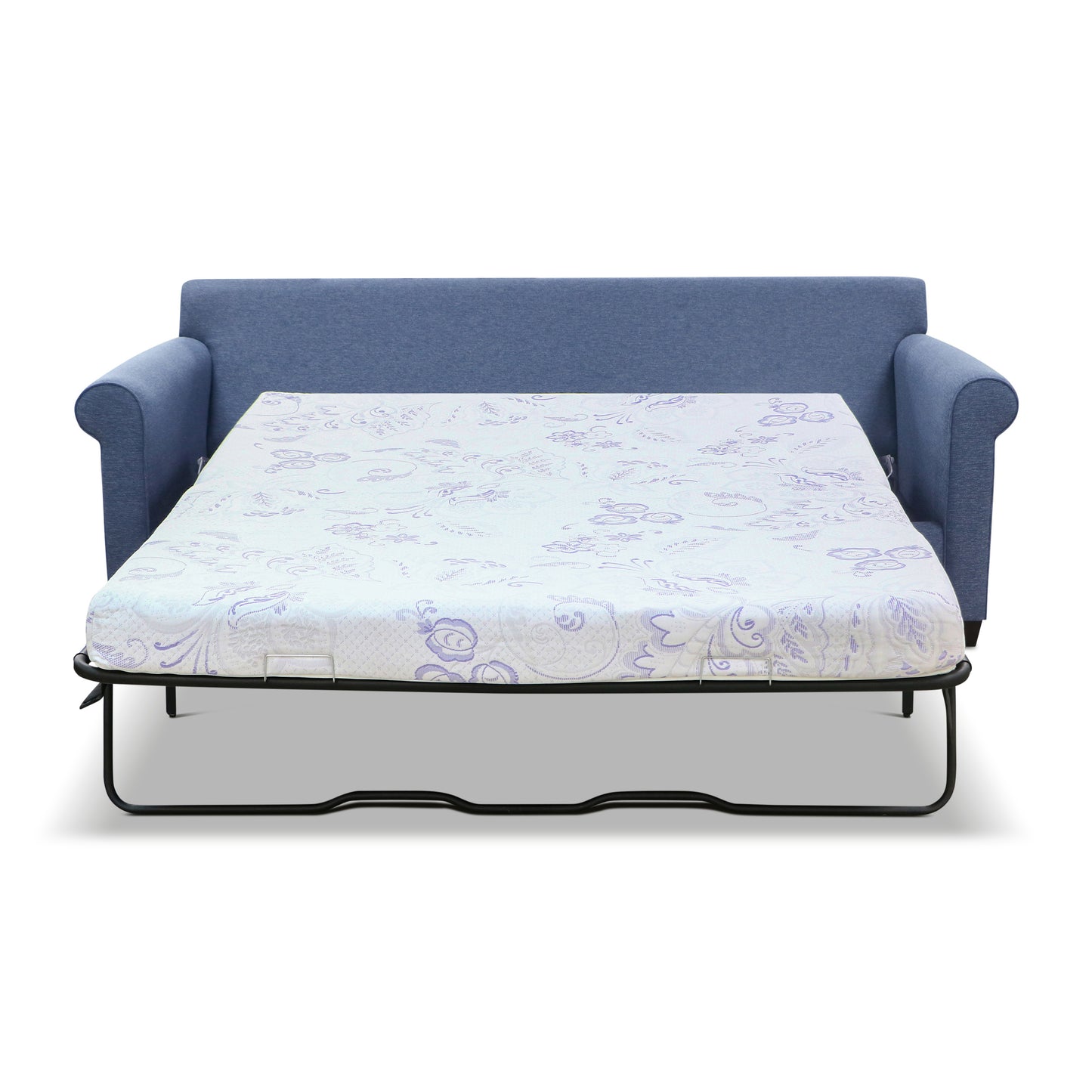 Riverton 85" Convertible Pull-Out Sofa Bed | Denim Blue