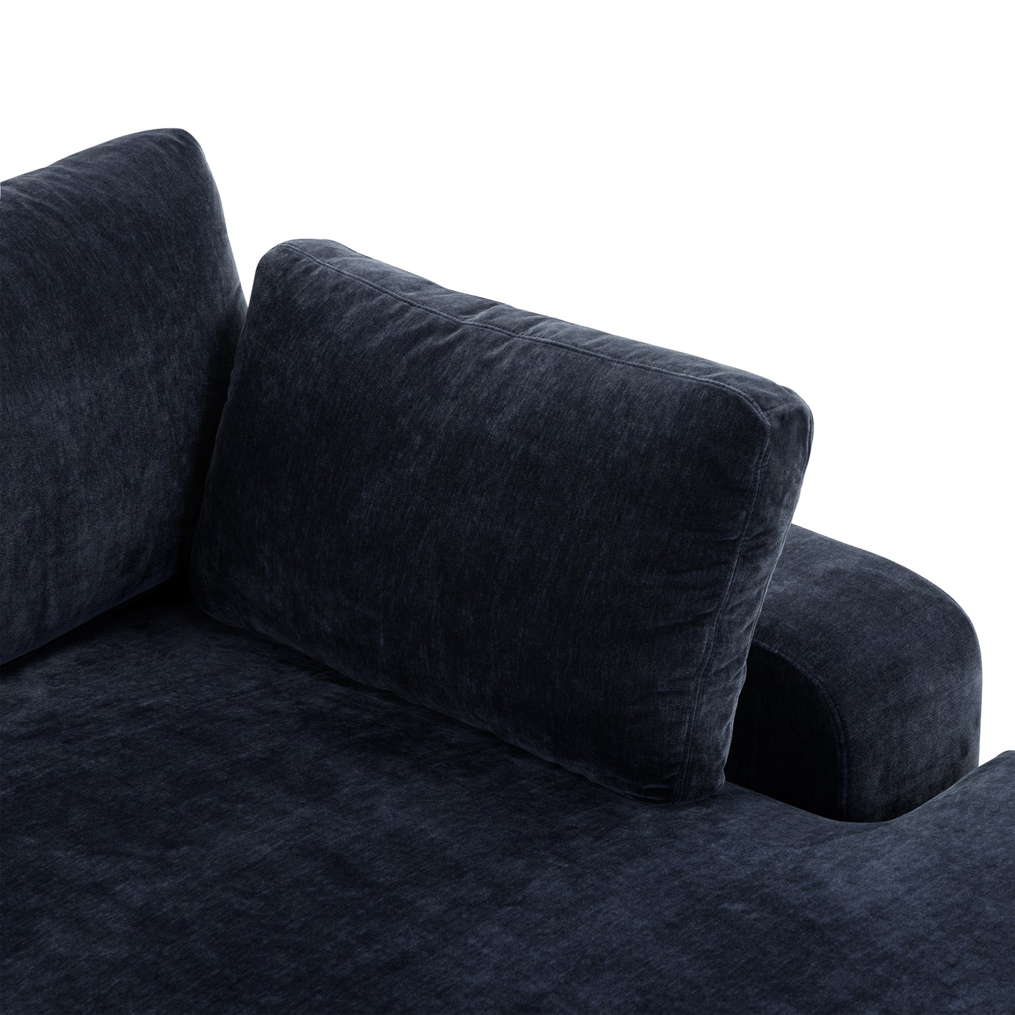 Malaga Right-Facing Sectional Sofa | Mystic Blue