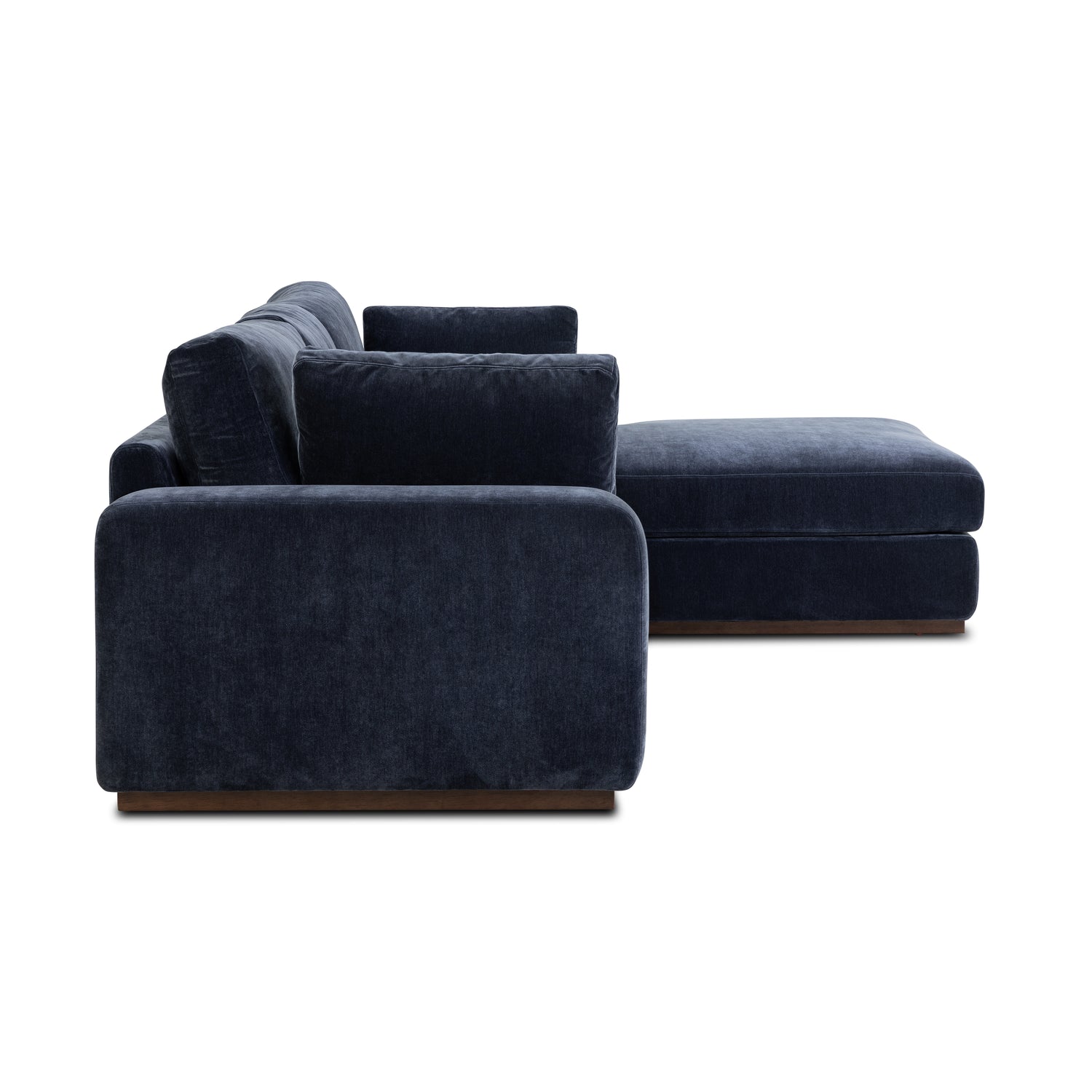 Malaga Right-Facing Sectional Sofa | Mystic Blue 