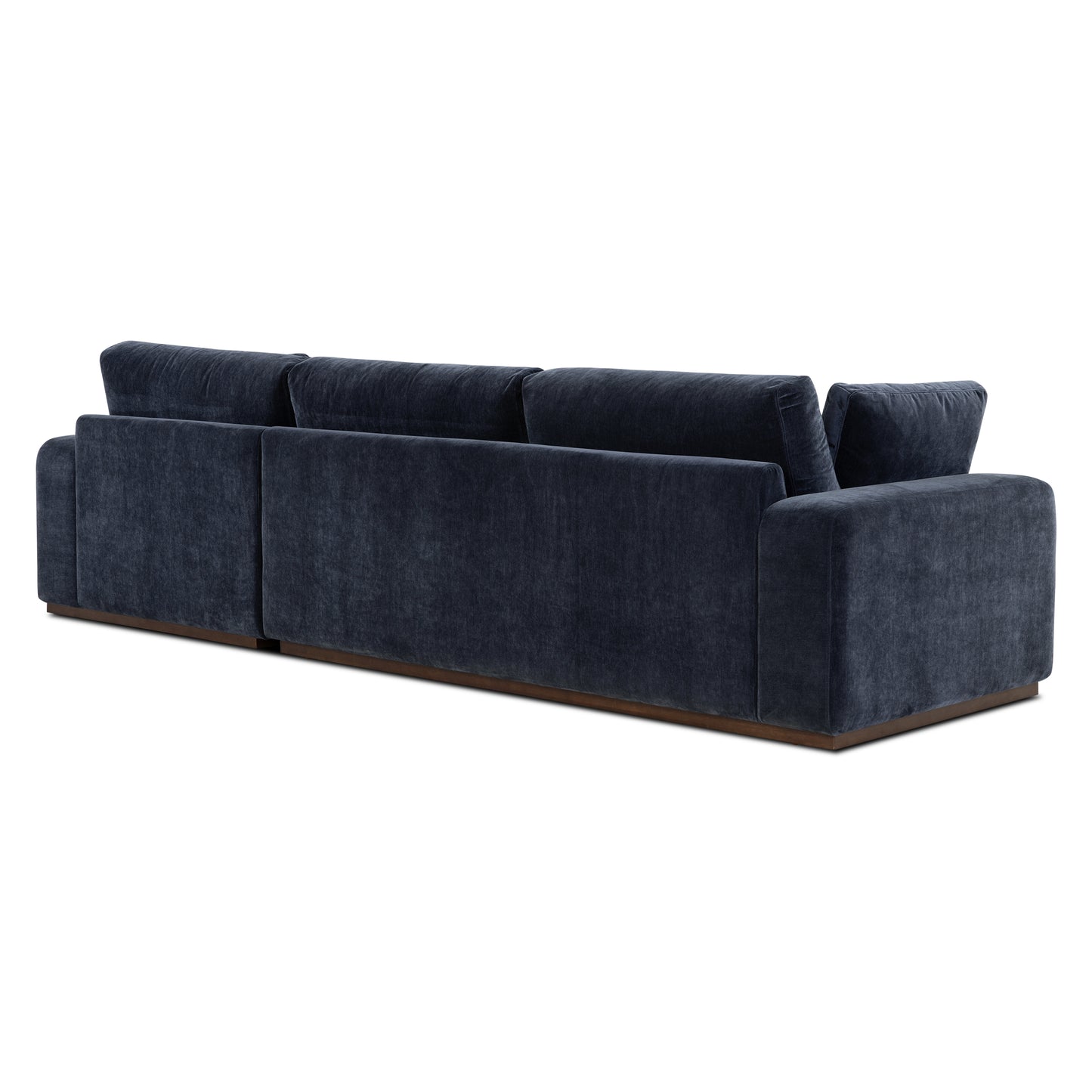 Malaga Right-Facing Sectional Sofa | Mystic Blue
