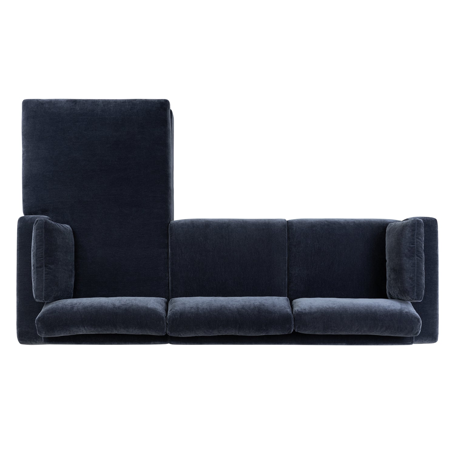 Malaga Right-Facing Sectional Sofa | Mystic Blue 