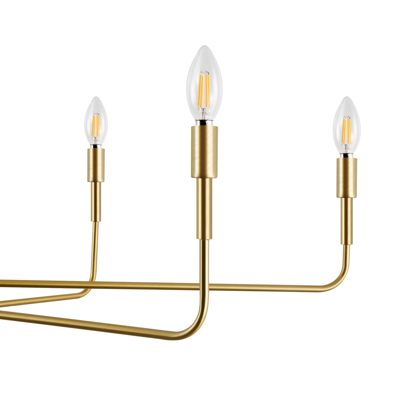 Bella 8-Light Chandelier | Brushed Brass 