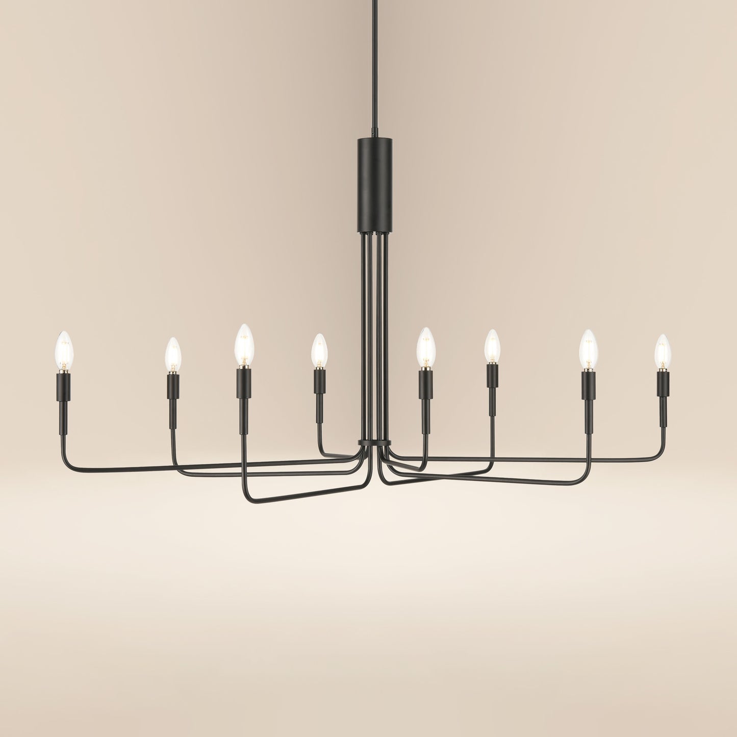 Bella 8-Light Chandelier | Black