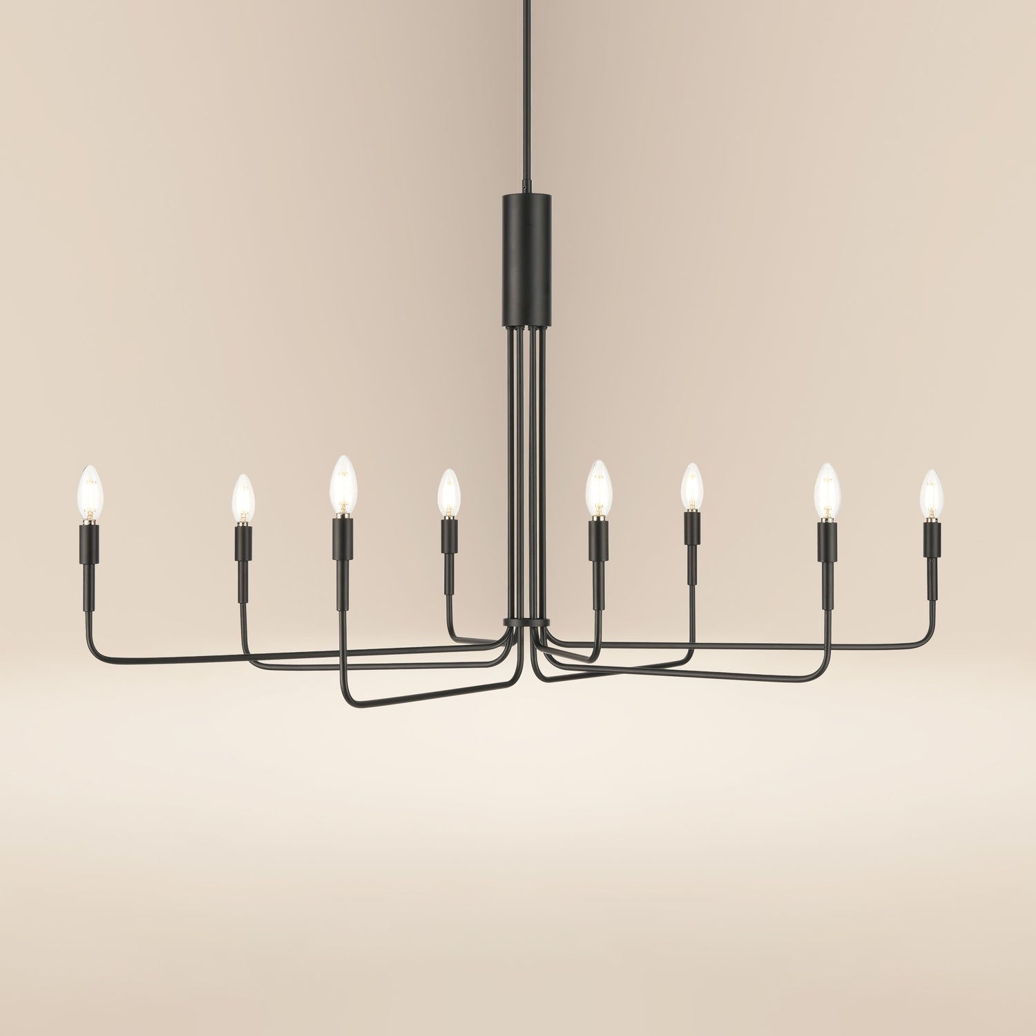 Bella 8-Light Chandelier | Black 