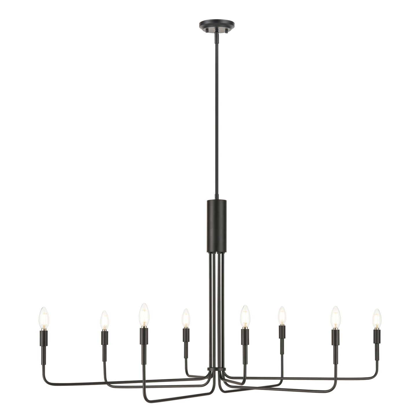Bella 8-Light Chandelier | Black