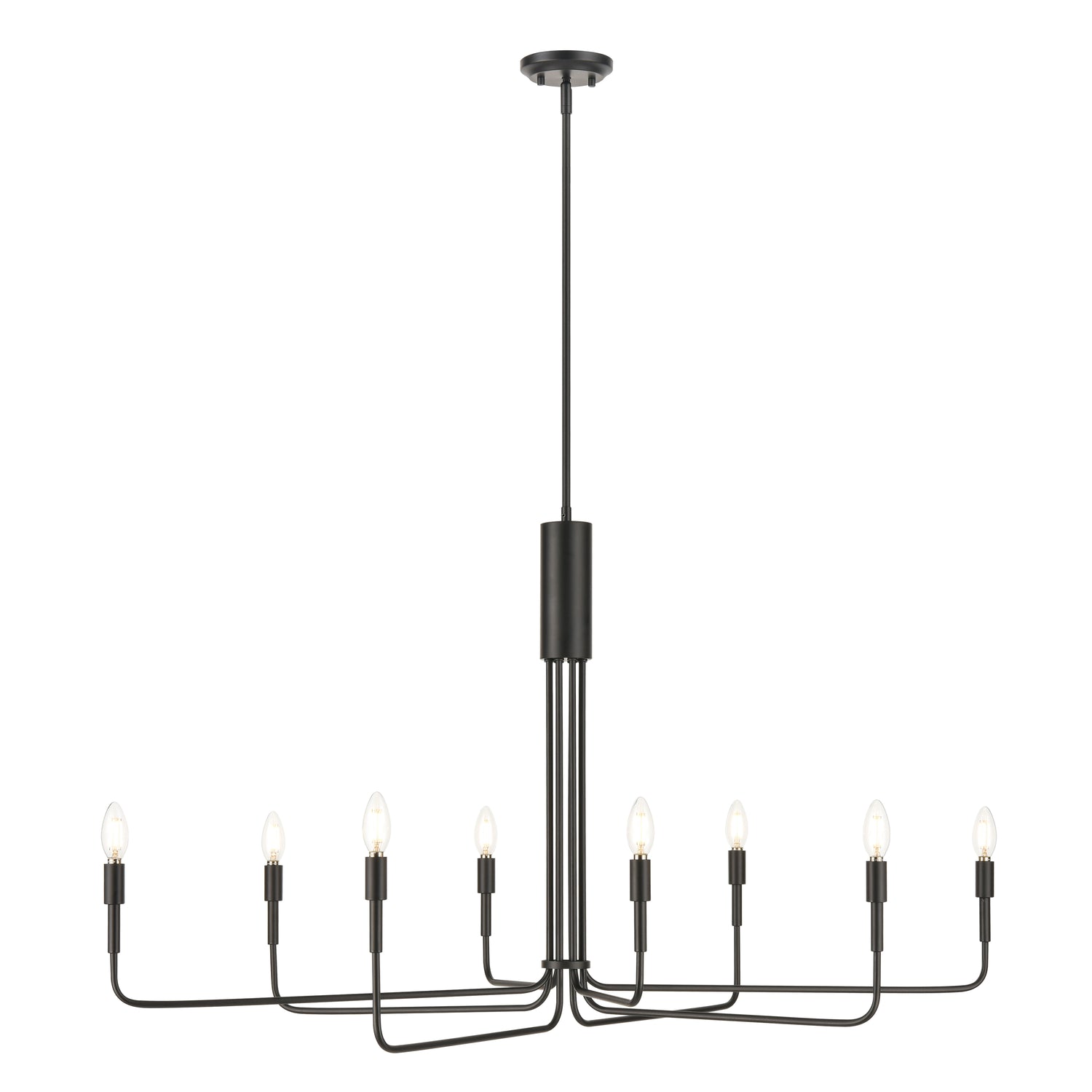 Bella 8-Light Chandelier | Black 