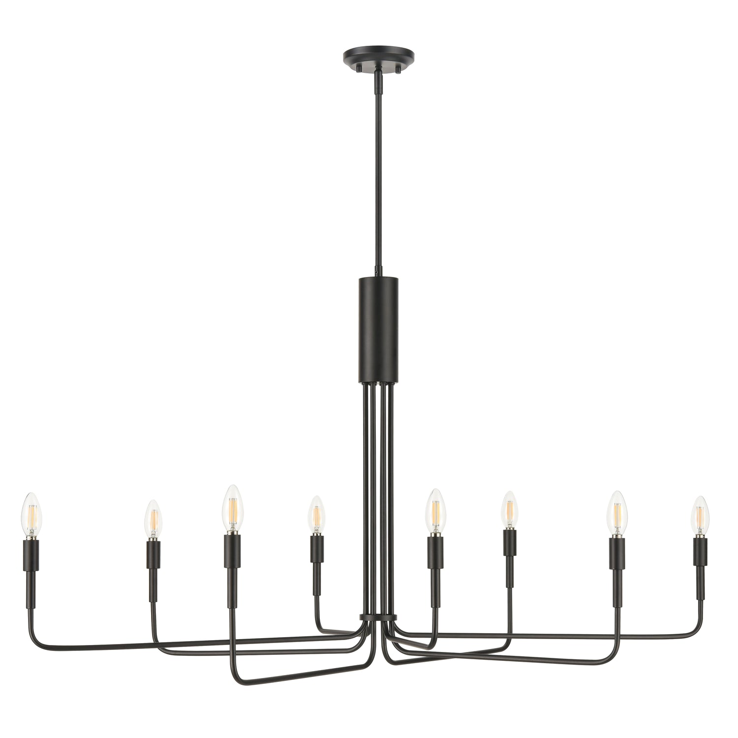 Bella 8-Light Chandelier | Black 