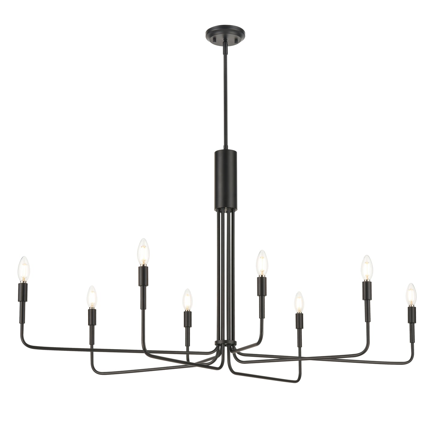 Bella 8-Light Chandelier | Black