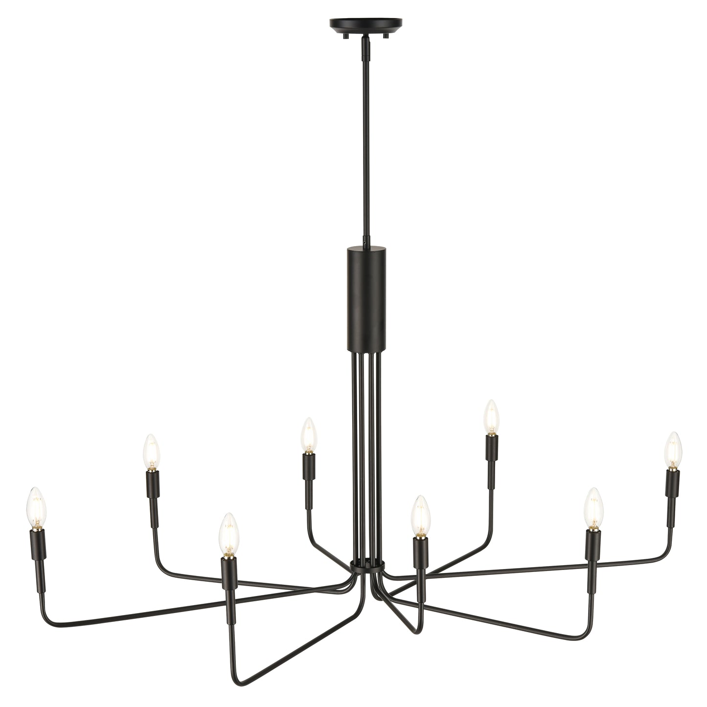 Bella 8-Light Chandelier | Black