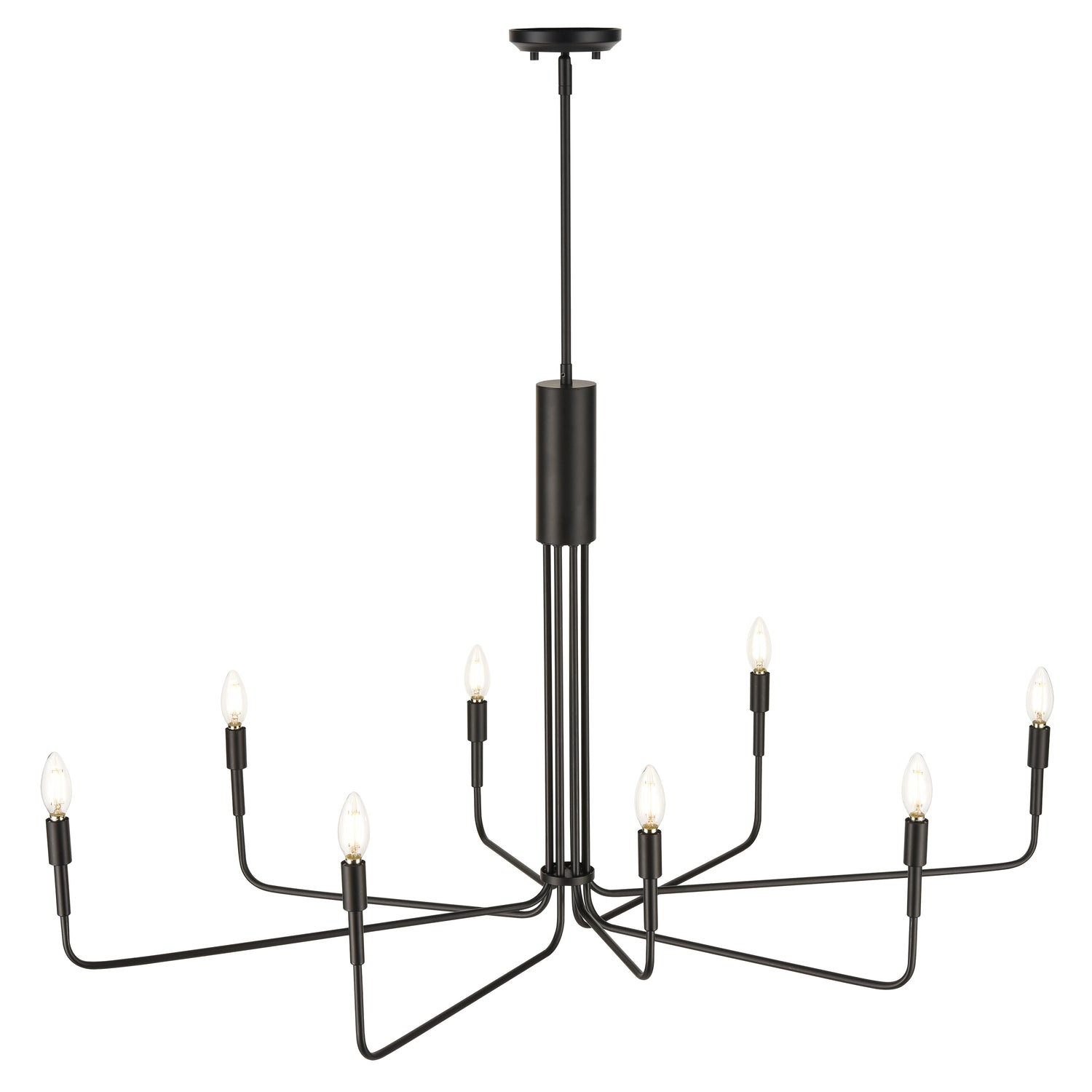 Bella 8-Light Chandelier | Black 