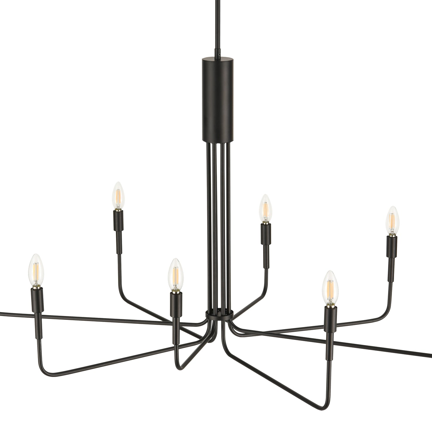 Bella 8-Light Chandelier | Black