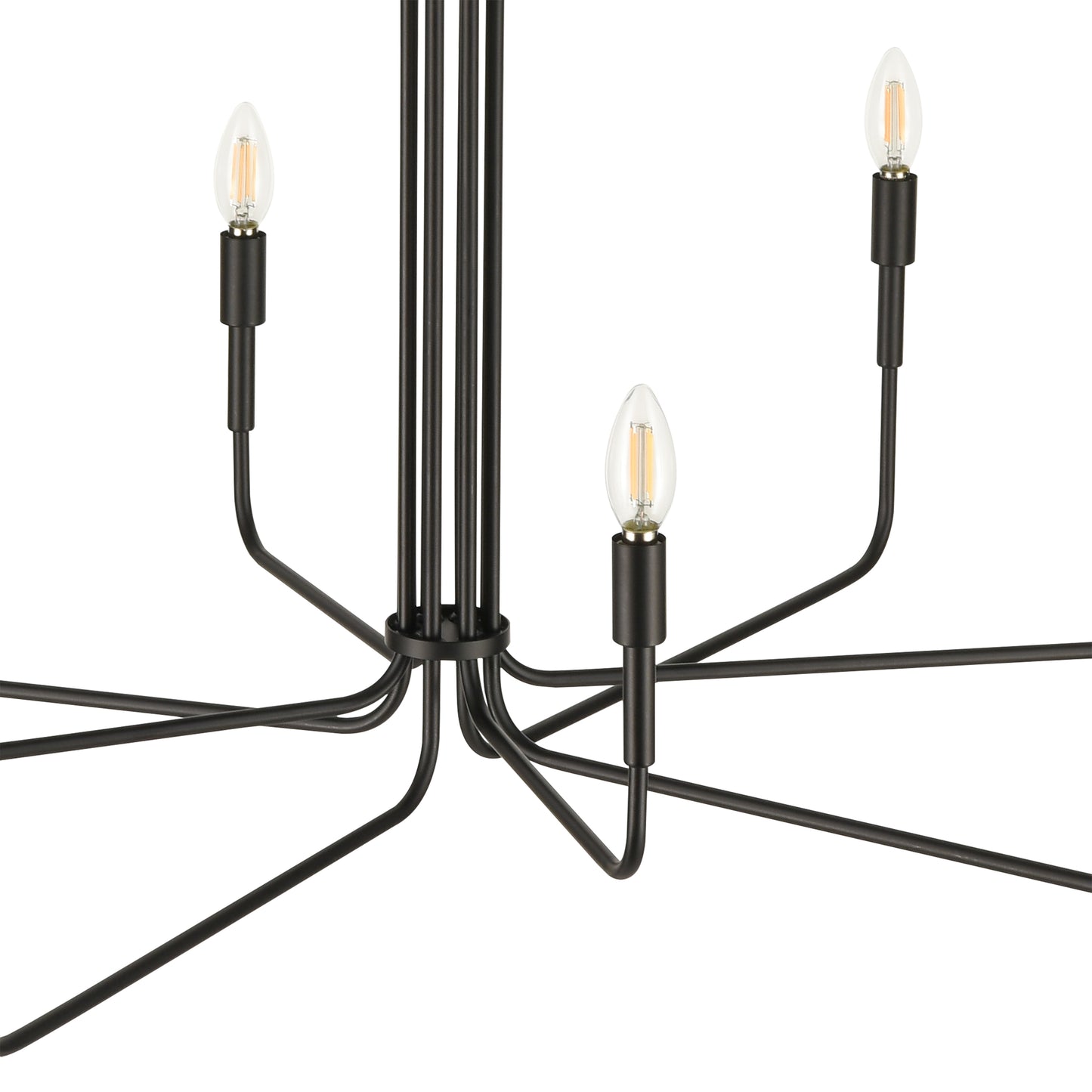 Bella 8-Light Chandelier | Black