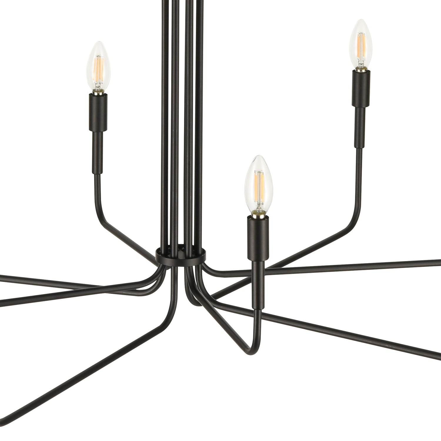 Bella 8-Light Chandelier | Black 
