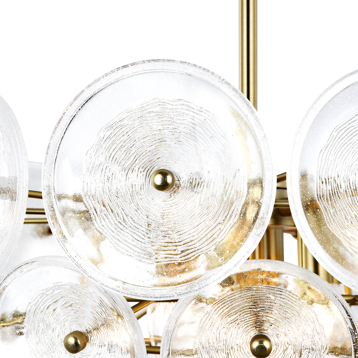 Chambery 6-Light Chandelier | Brushed Brass/Clear