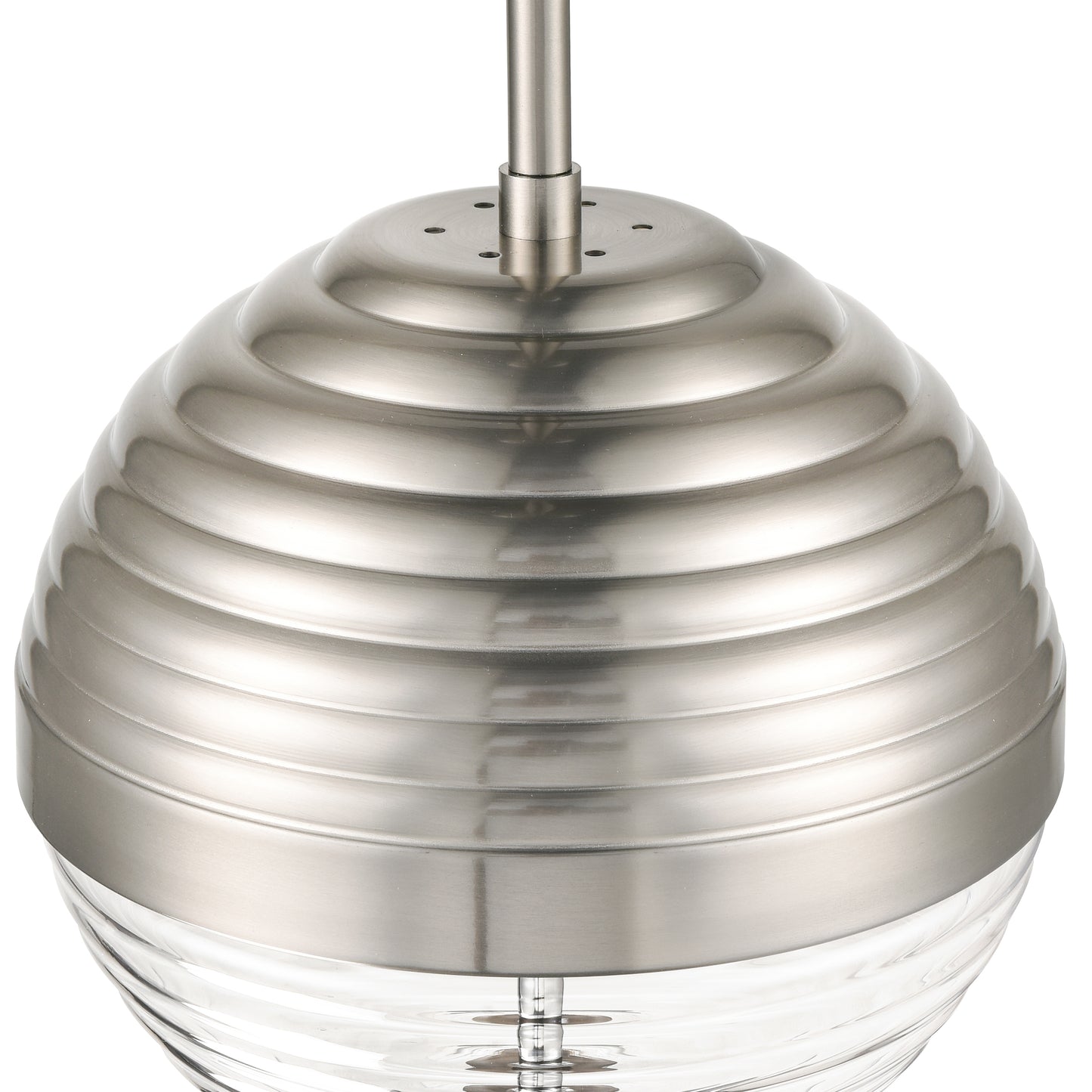 Bea Pendant Light | Satin Nickel/Clear