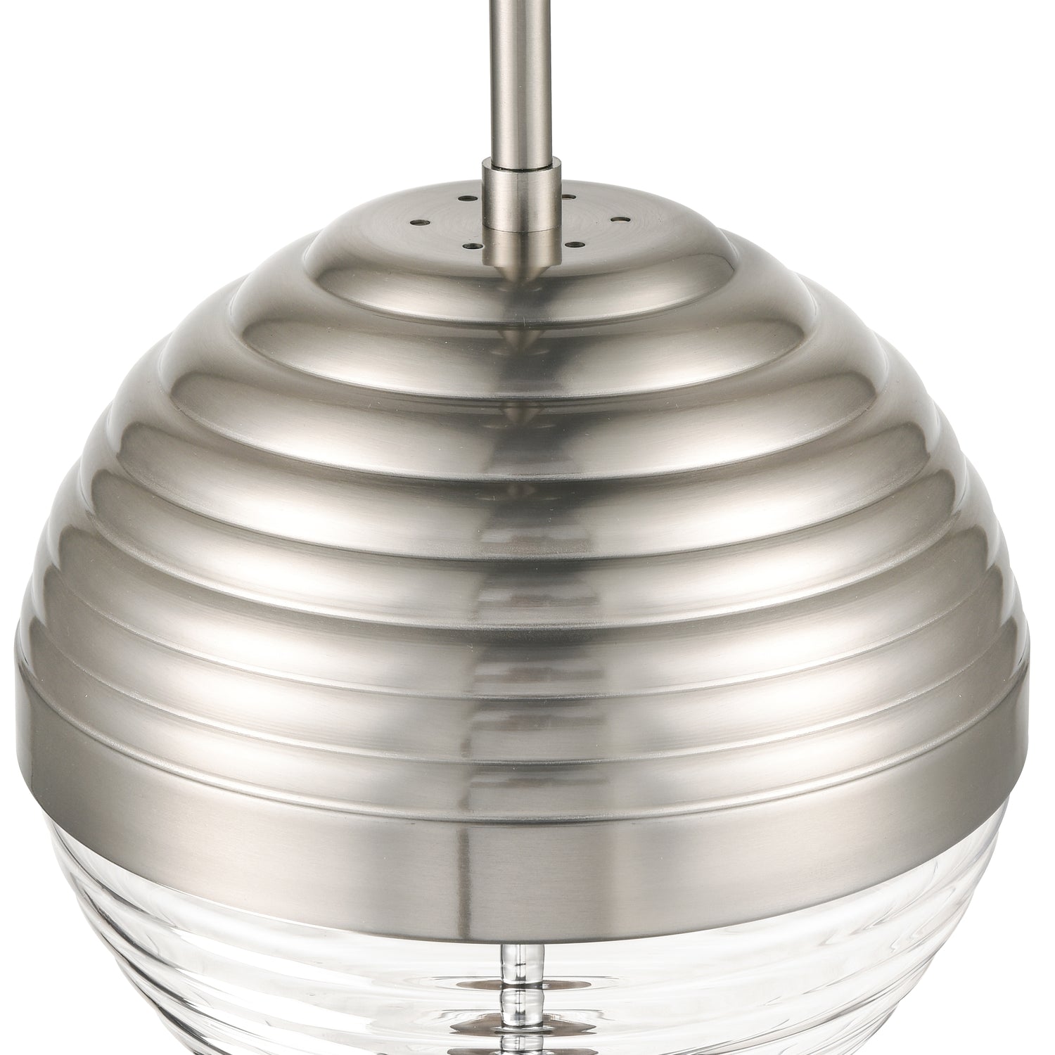 Bea Pendant Light | Satin Nickel/Clear 