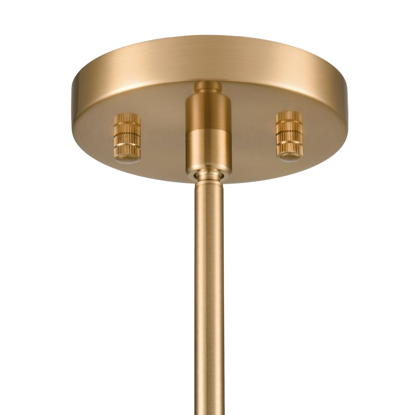 Lise 15" Chandelier | Antique Brass/White