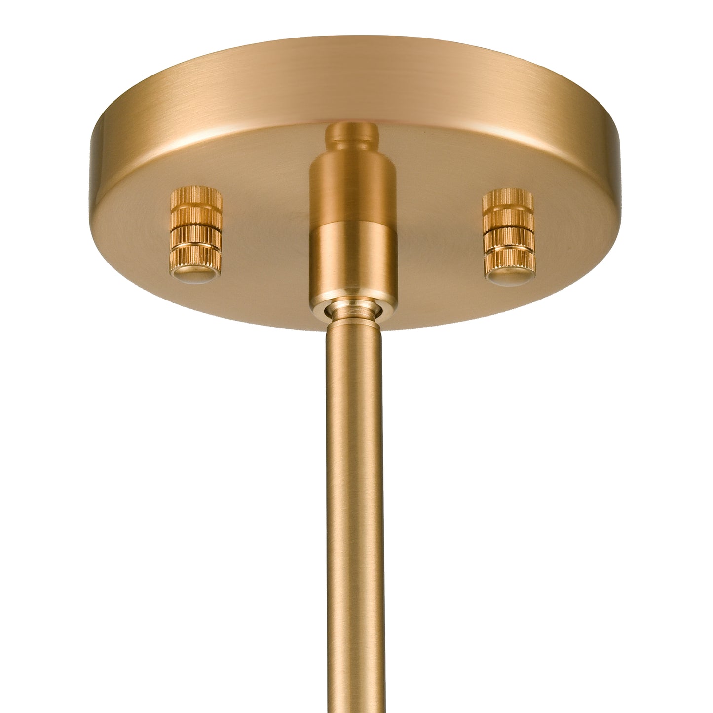 Lise 22" Chandelier | Antique Brass/White