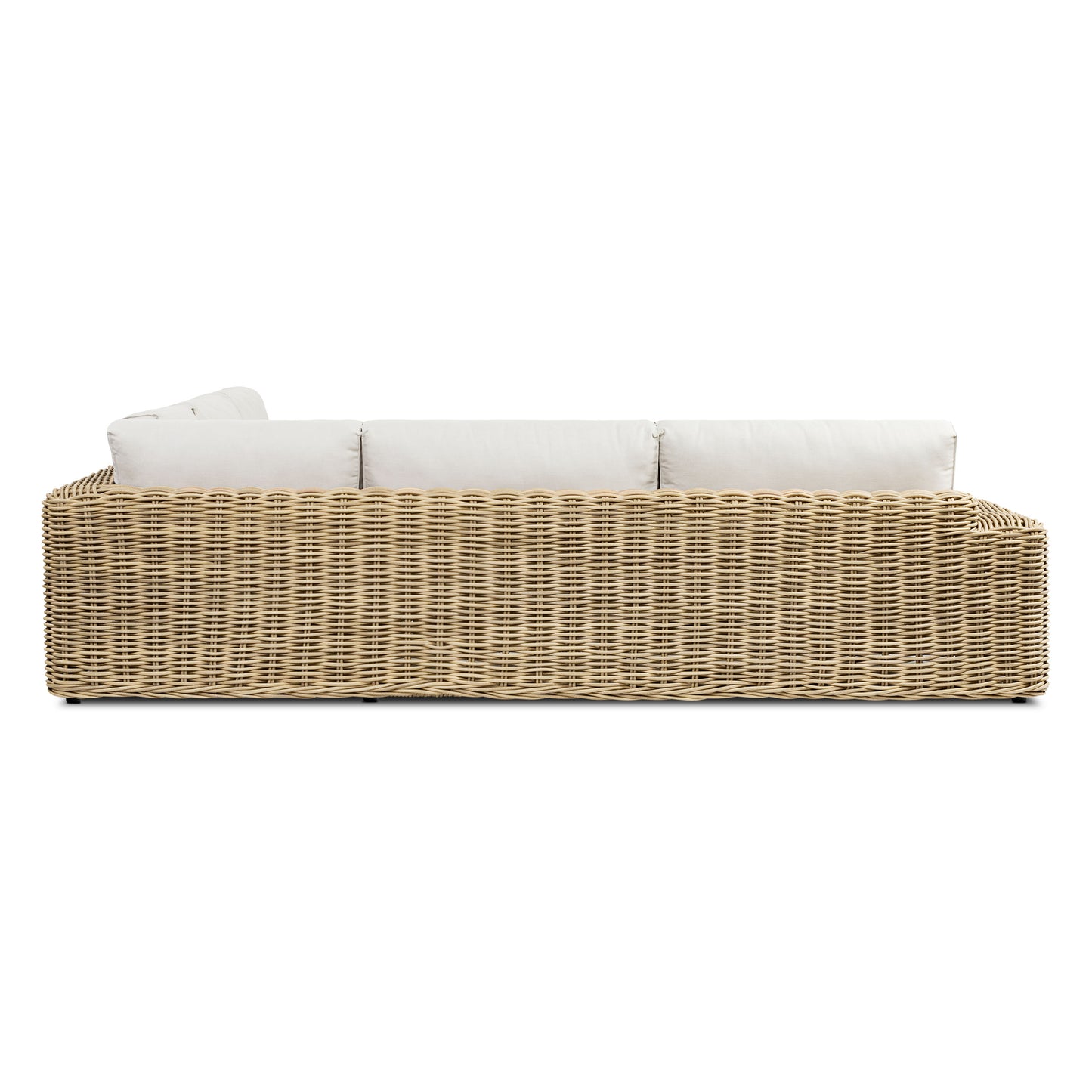 Puglia 115" Corner Sectional Set with Coffee Table | Sand