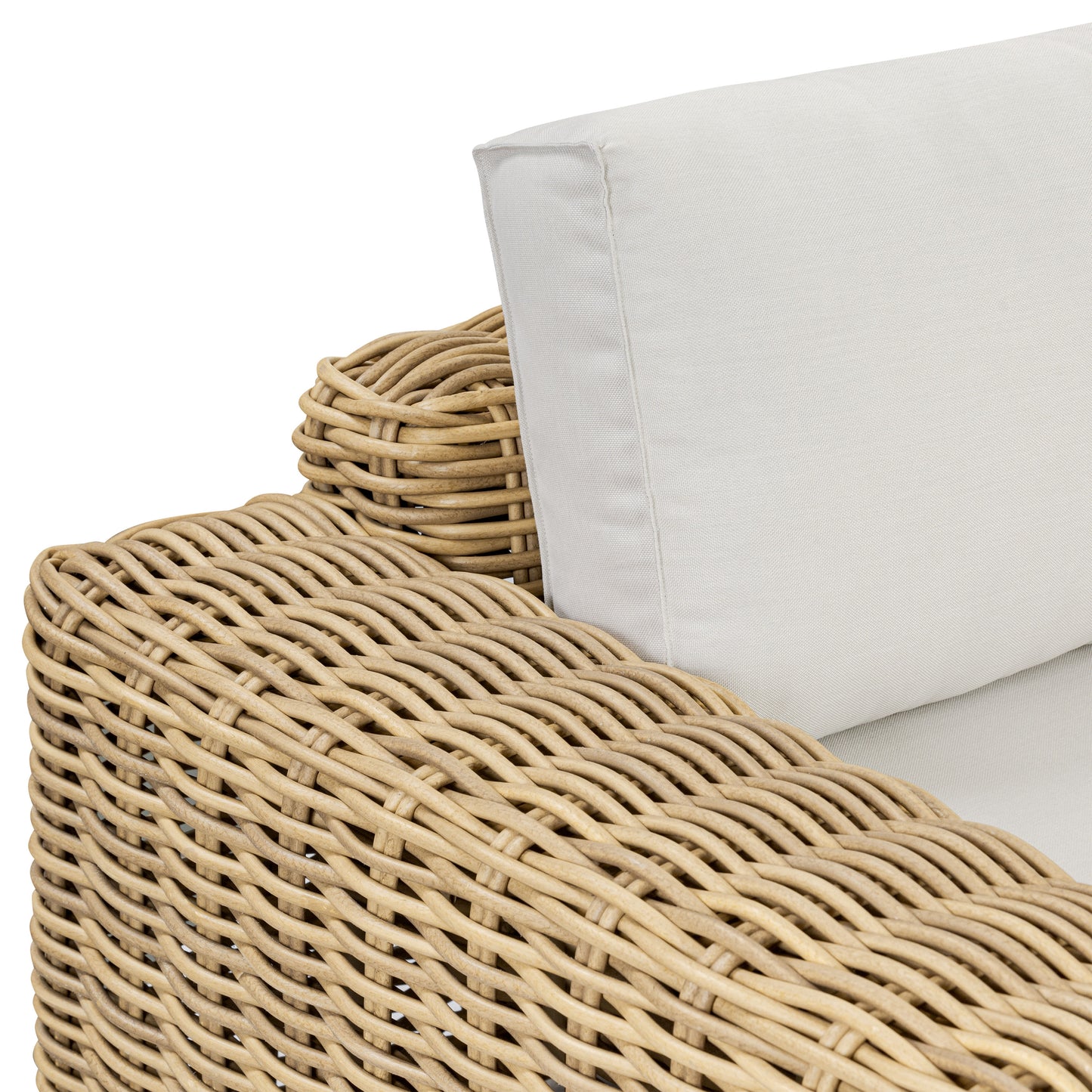 Puglia 115" Corner Sectional Set with Coffee Table | Sand