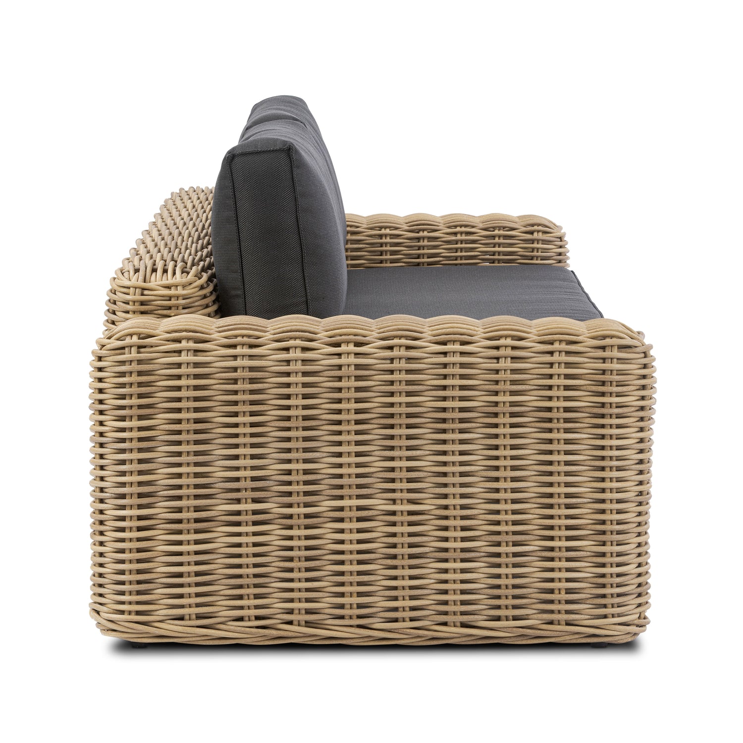 Puglia 3 Seat Sofa | Dark Grey 
