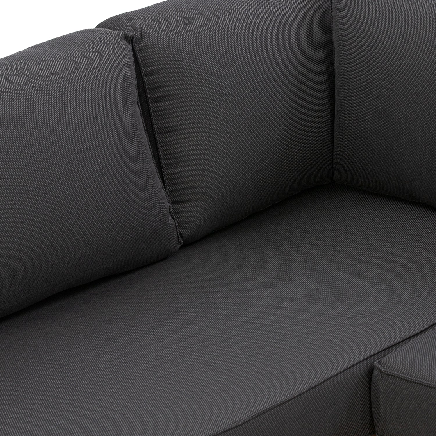 Puglia Corner Sectional Set with Coffee Table | Dark Grey 