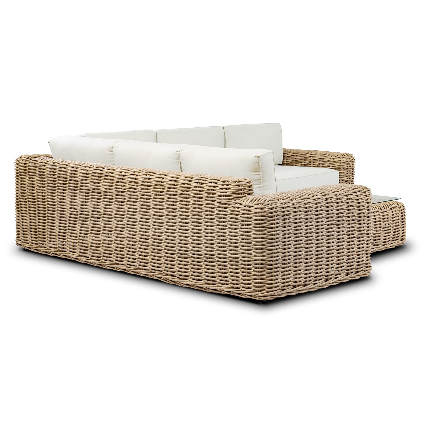 Puglia Corner Sectional Set with Coffee Table | Sand