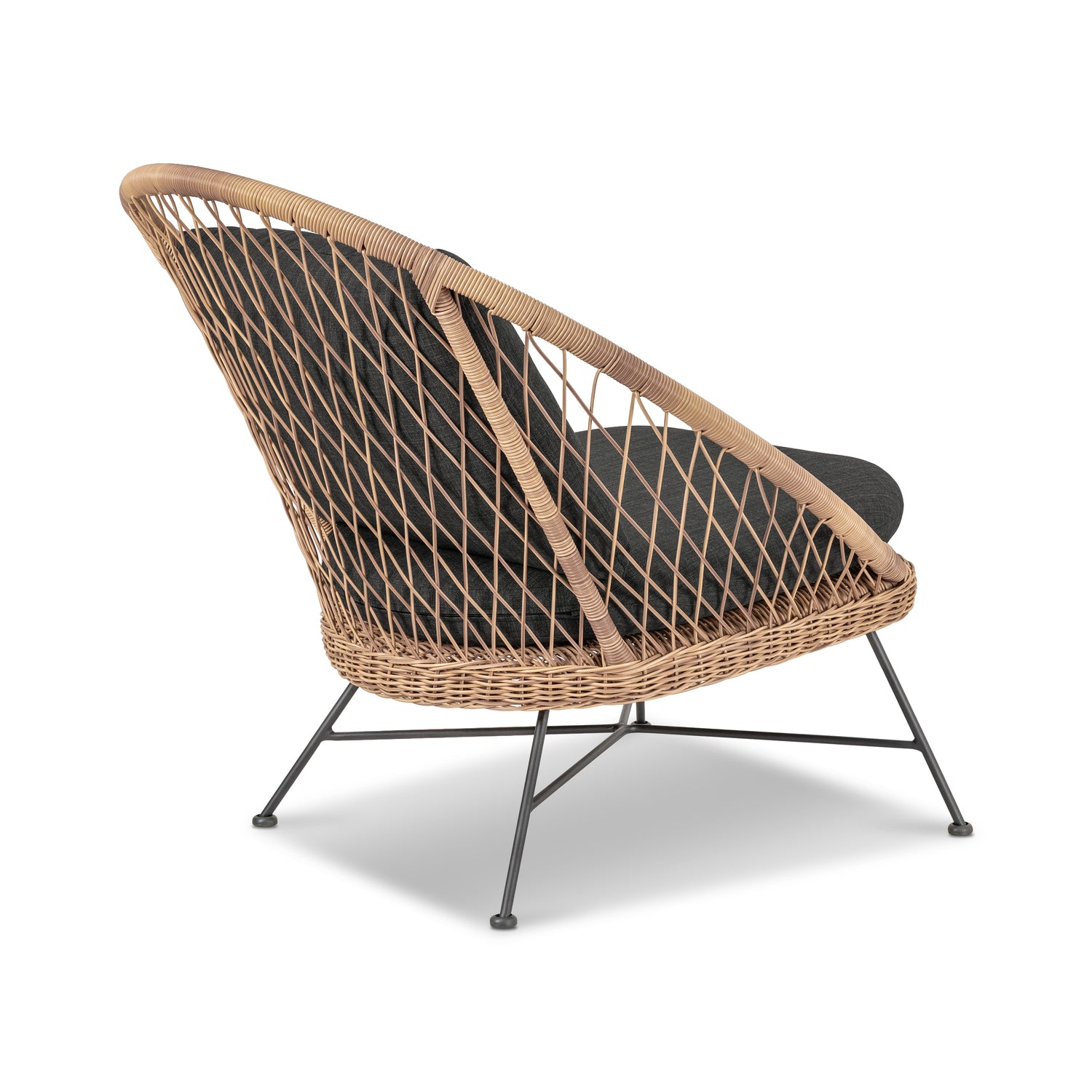 Ponza Indoor / Outdoor Lounge Chair | Medium Grey | Set of 2 