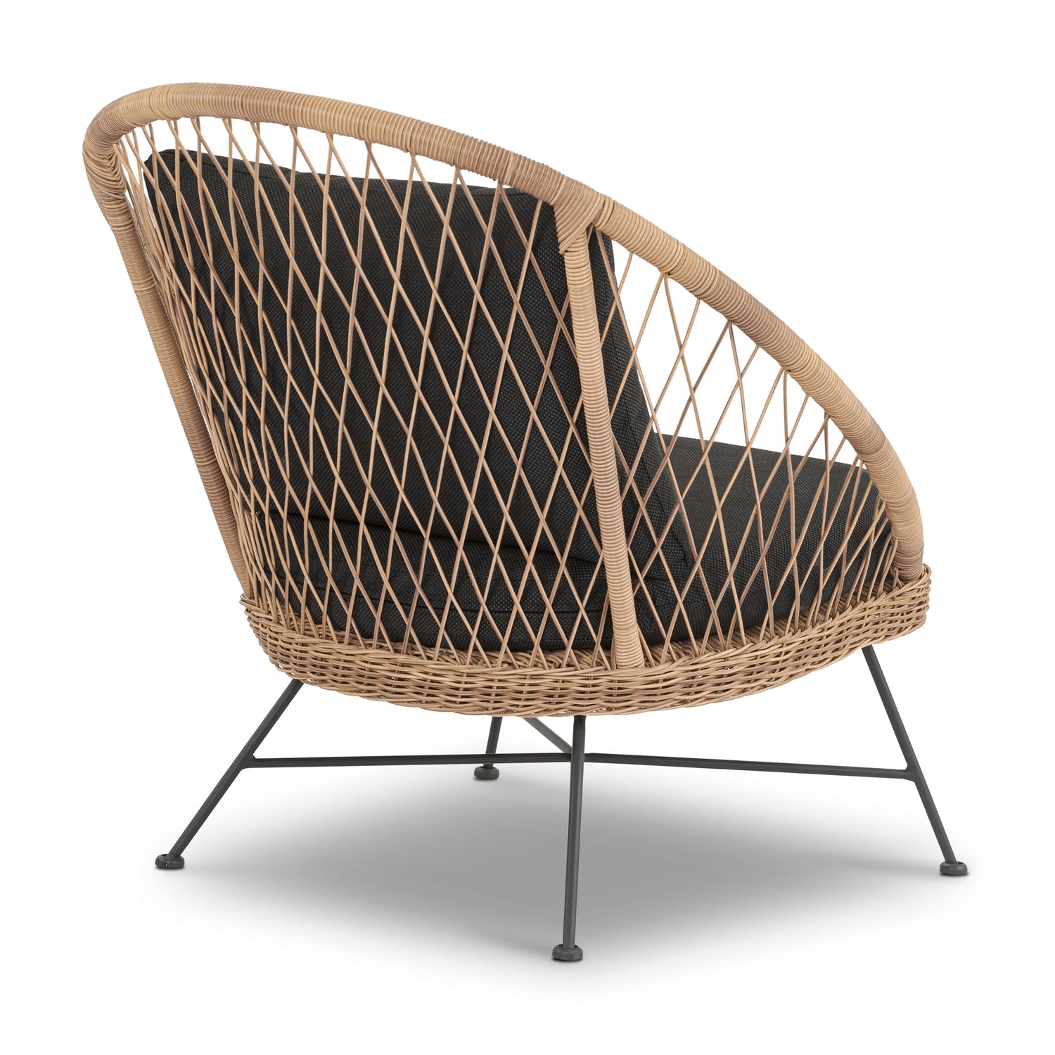Ponza Indoor / Outdoor Lounge Chair | Medium Grey | Set of 2 