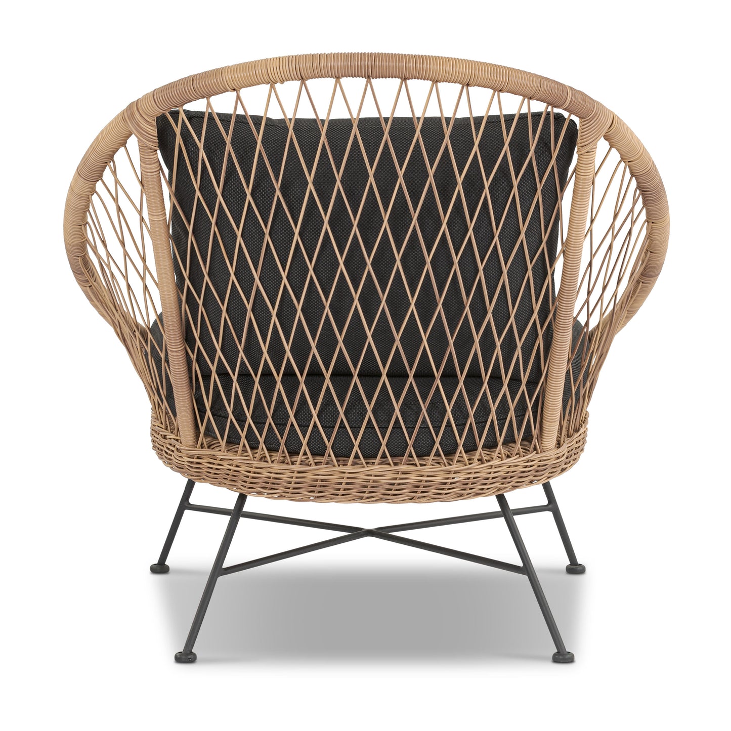 Ponza Indoor / Outdoor Lounge Chair | Medium Grey | Set of 2
