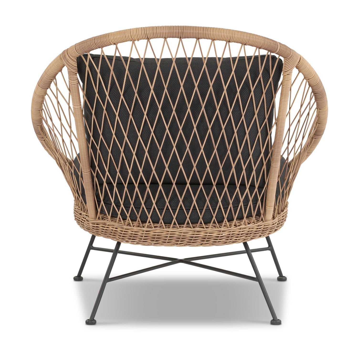 Ponza Indoor / Outdoor Lounge Chair | Medium Grey | Set of 2 