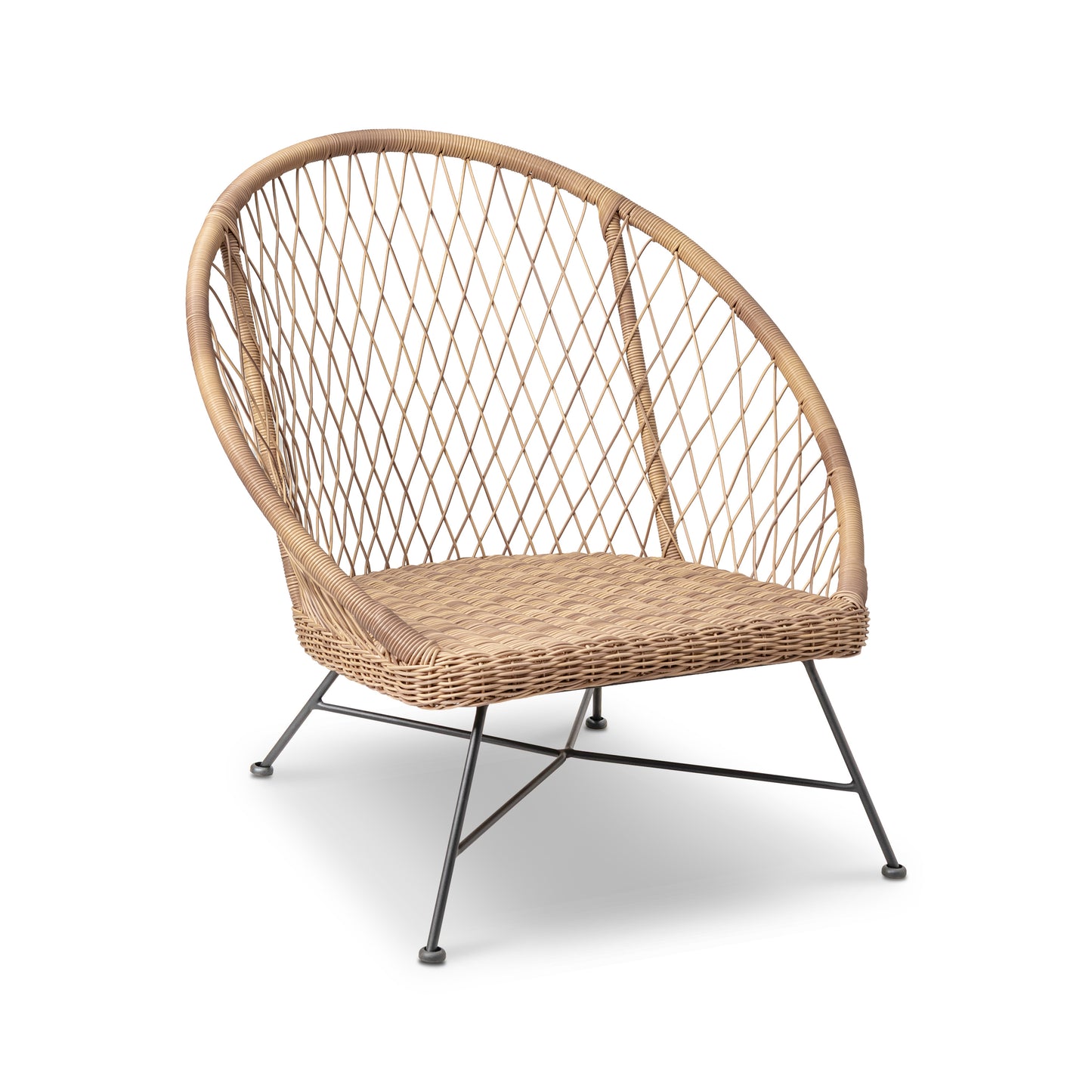 Ponza Indoor / Outdoor Lounge Chair | Medium Grey | Set of 2