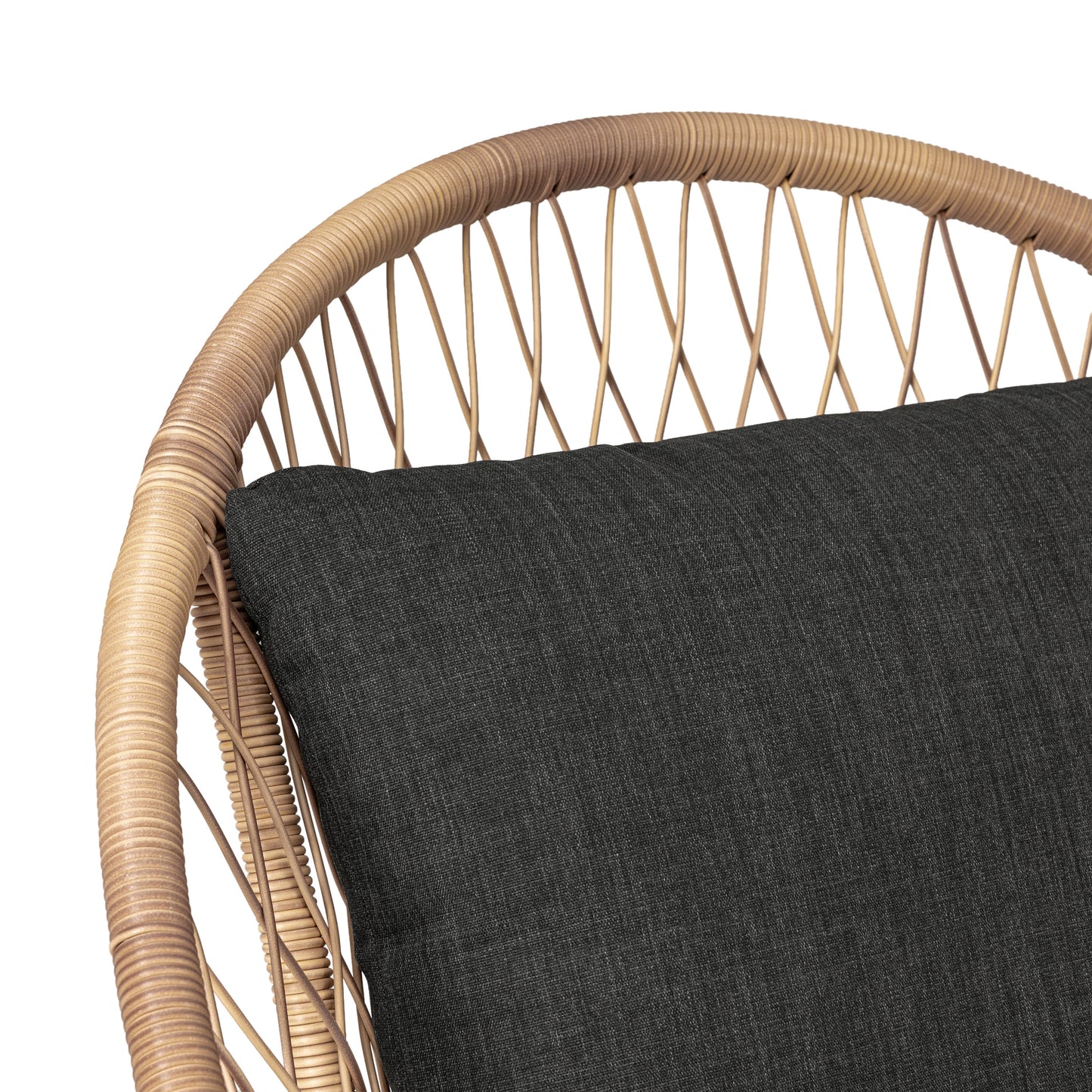 Ponza Indoor / Outdoor Lounge Chair | Medium Grey | Set of 2