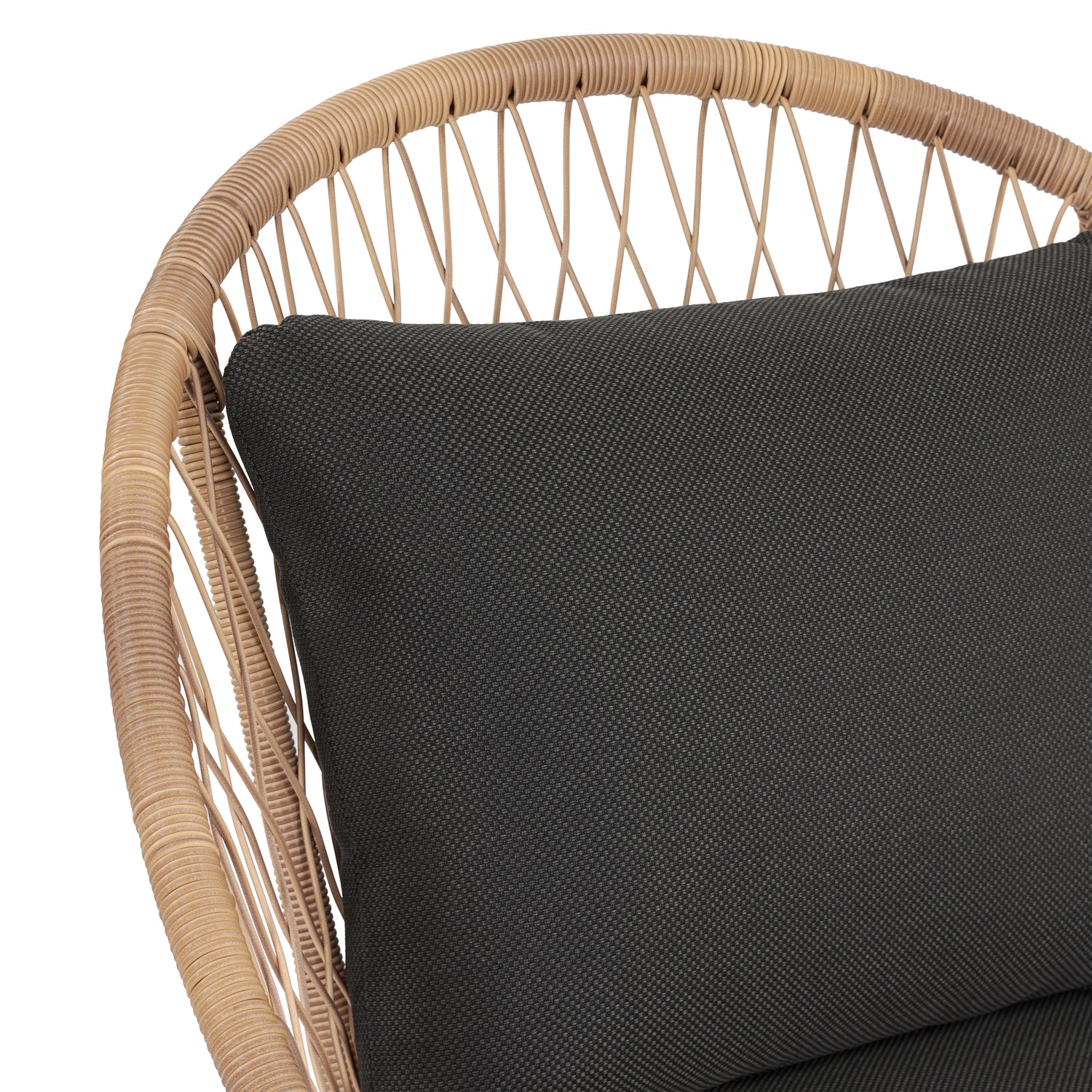 Ponza Indoor / Outdoor Lounge Chair | Medium Grey | Set of 2 