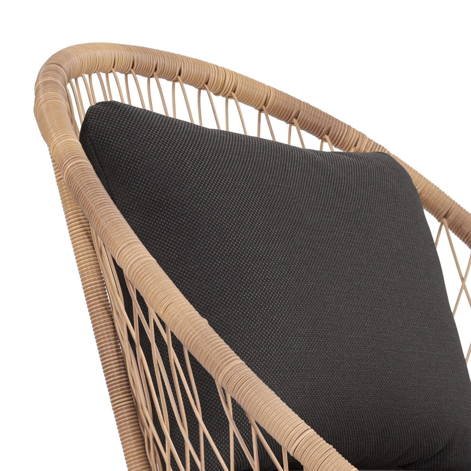 Ponza Indoor / Outdoor Lounge Chair | Medium Grey | Set of 2 