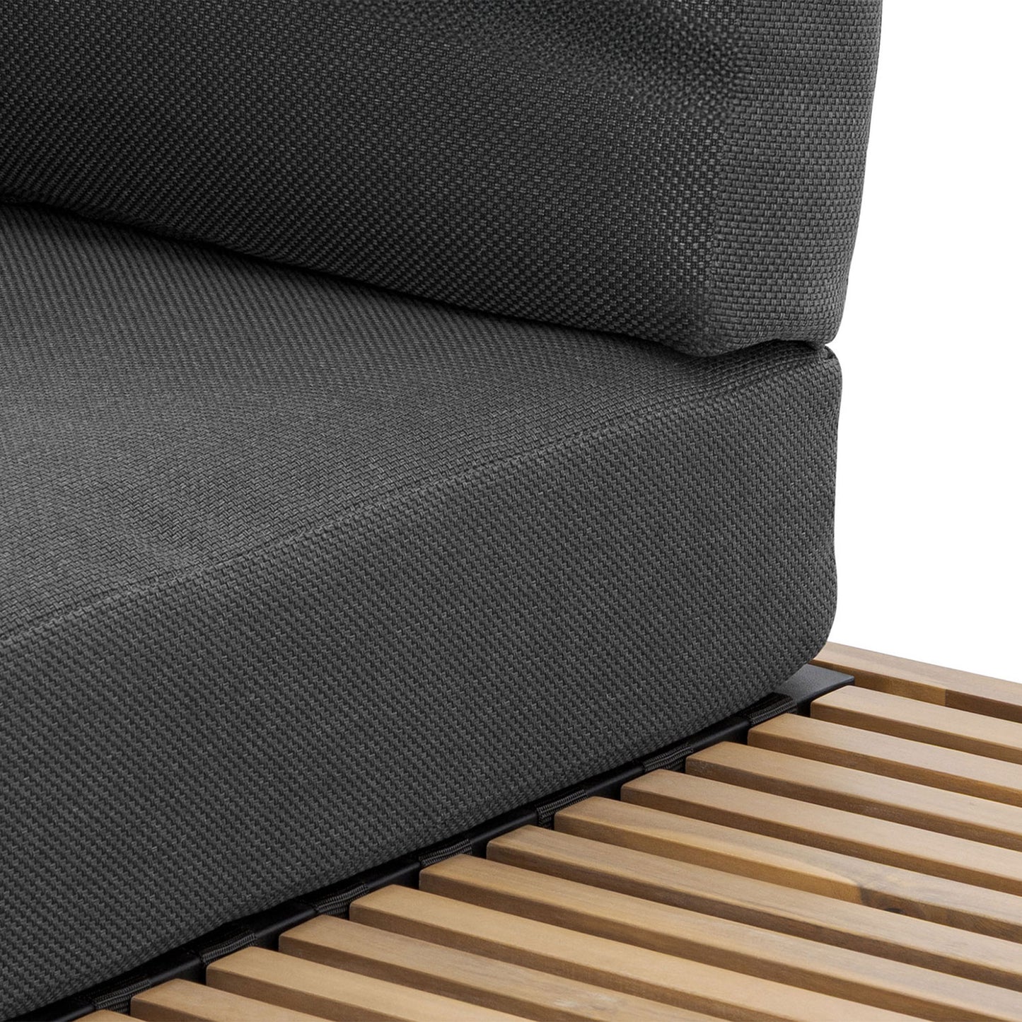 Lobos 97" L-Shaped Outdoor Sectional | Heathered Grey