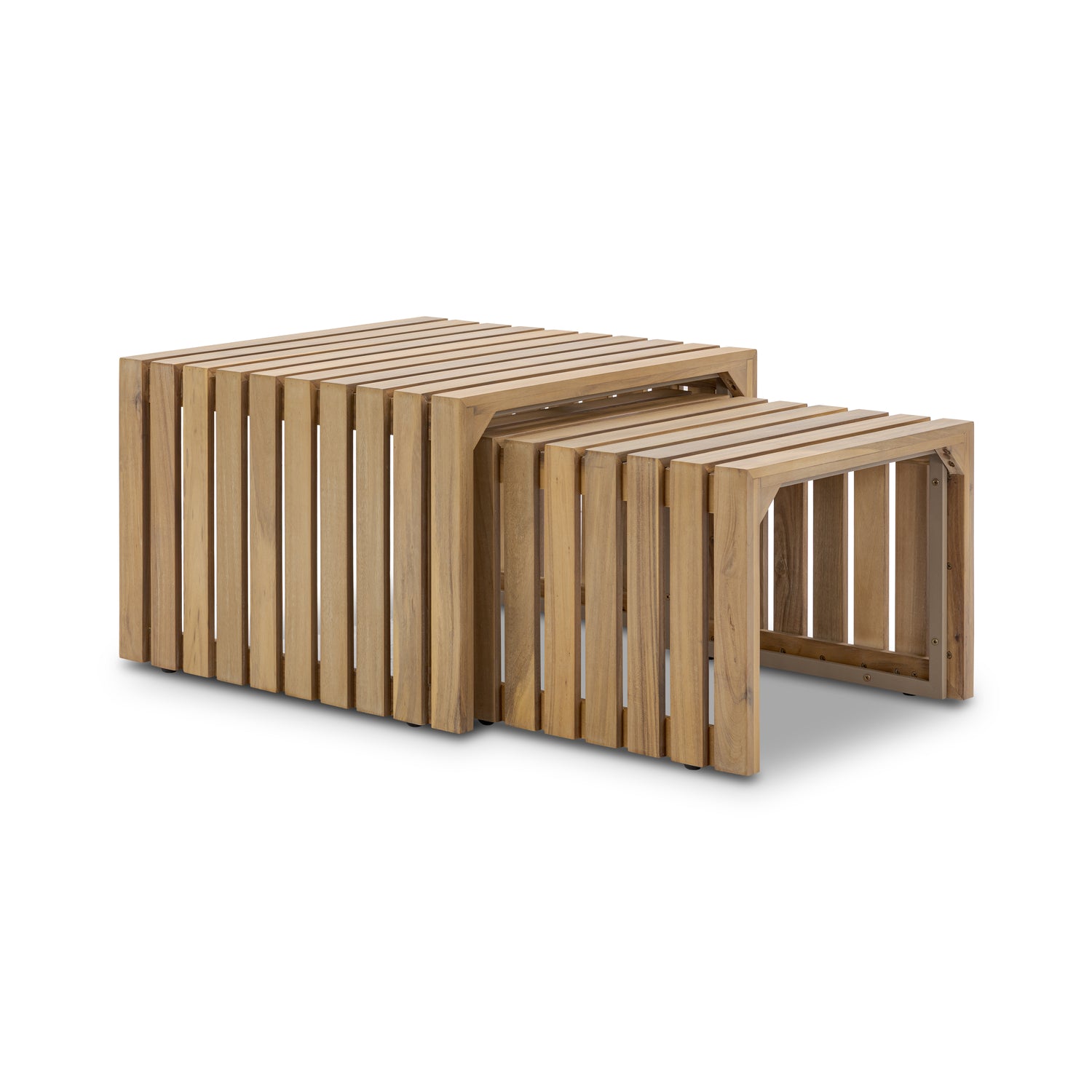 Lobos Outdoor Corner Sectional with Coffee Table | Medium Grey 