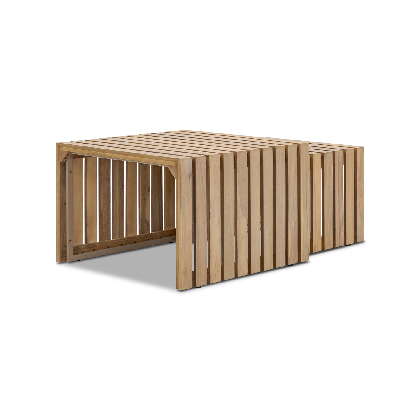 Lobos Outdoor Corner Sectional with Coffee Table | Medium Grey