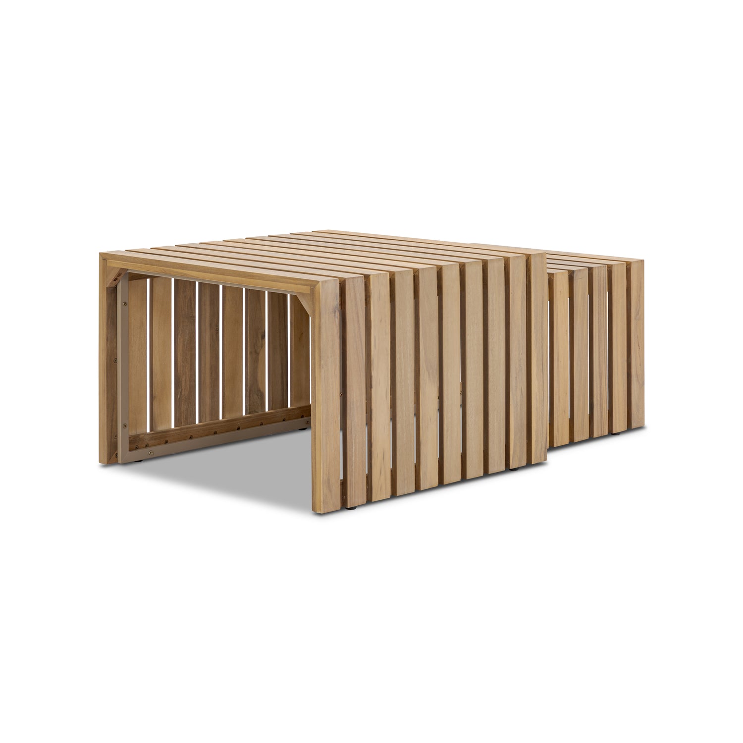 Lobos Outdoor Corner Sectional with Coffee Table | Medium Grey 