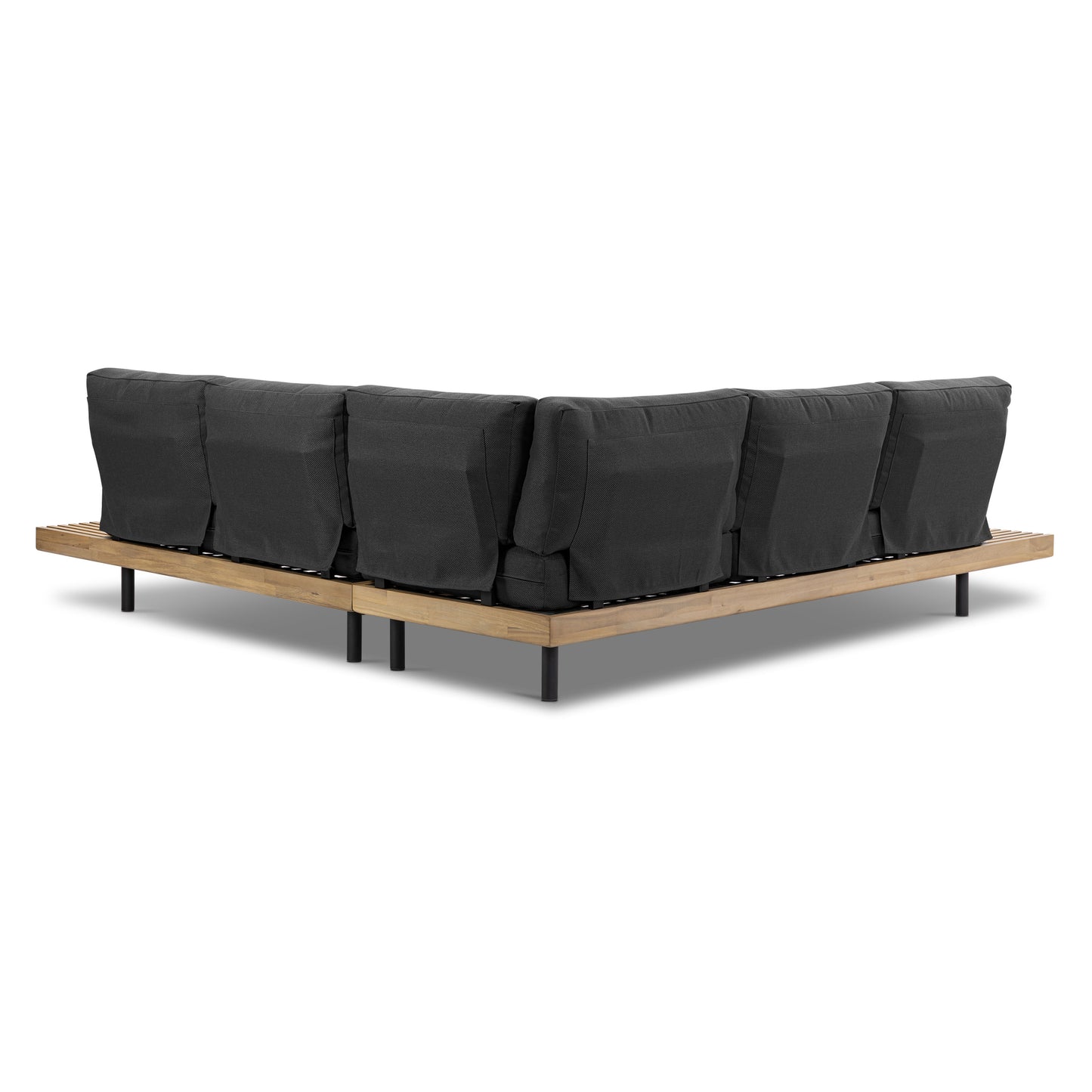 Lobos Outdoor Corner Sectional with Coffee Table | Medium Grey