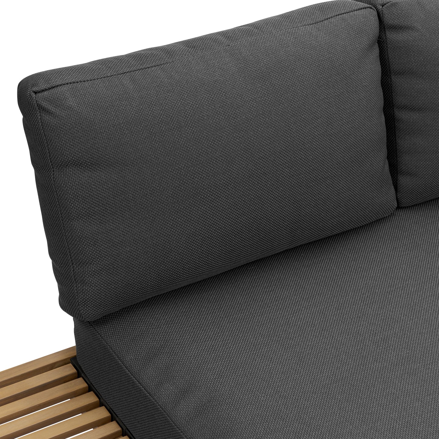 Lobos Outdoor Corner Sectional with Coffee Table | Medium Grey