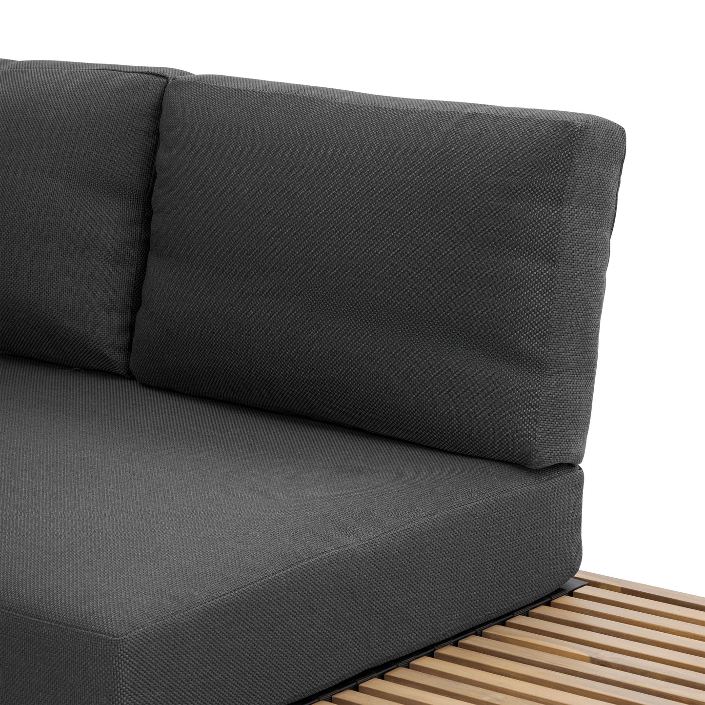 Lobos Outdoor Corner Sectional with Coffee Table | Medium Grey