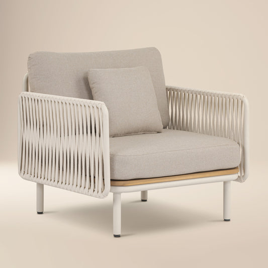 Salvora Outdoor Lounge Chair | Stone