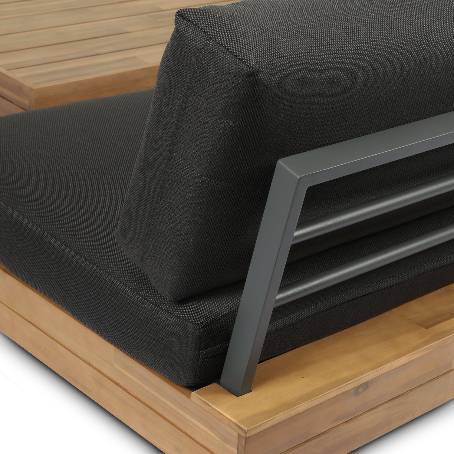 Celenza Modular Full-Corner Sectional Set with Coffee Table | Dark Grey 