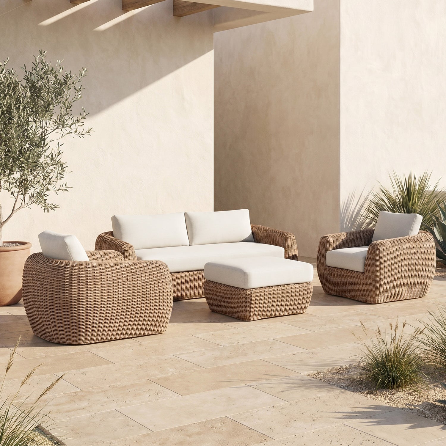 Corto Lounge Set | Sand lifestyle_image