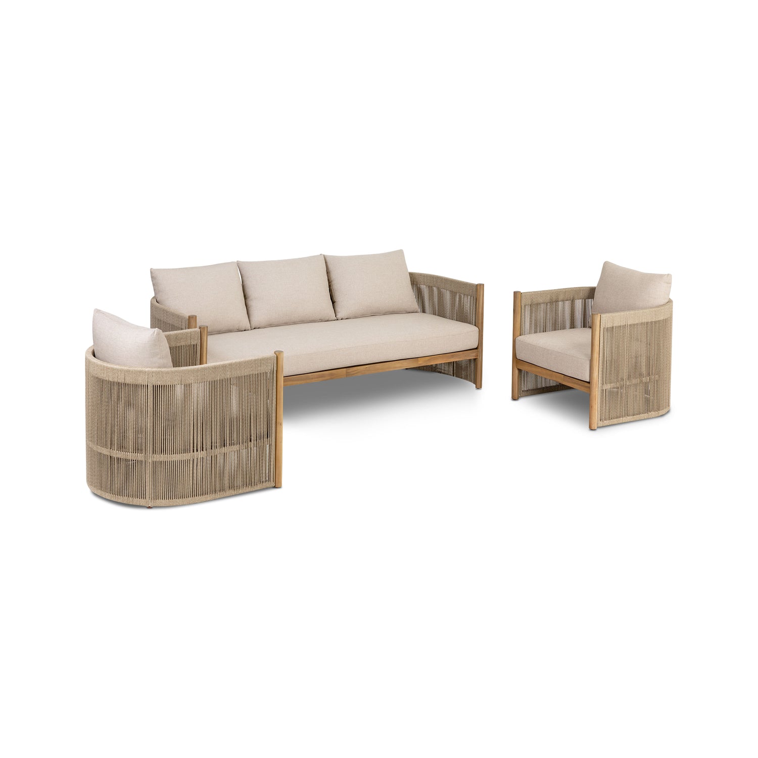 Gomera Outdoor Lounge Set | Natural Beige 