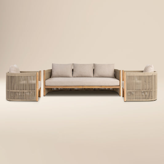 Gomera Outdoor Lounge Set | Natural Beige