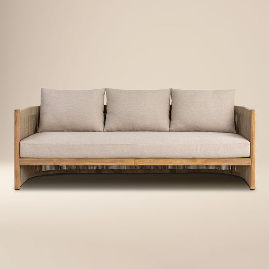 Gomera 79" Outdoor Sofa | Natural Beige